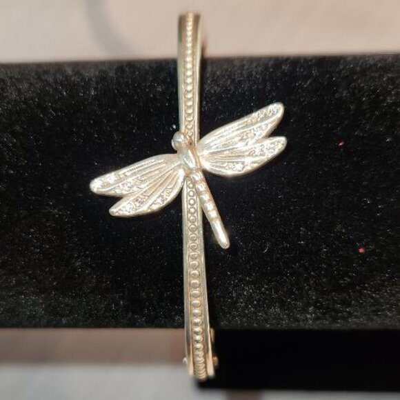 Brighton Jewelry - Brighton Solstice Dragonfly Hinged Bangle bracelet